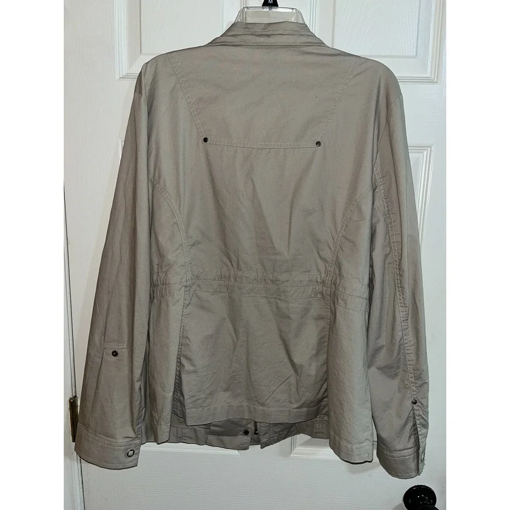 Orvis Womens Utility Jacket  womens 16, Khaki ‎ Pockets , Zip , Lightweight